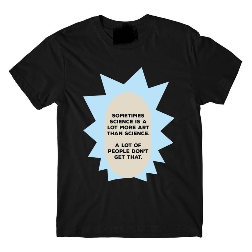 Rick And Morty SCIENCE Cartoon Fan Retro Unisex T-Shirt